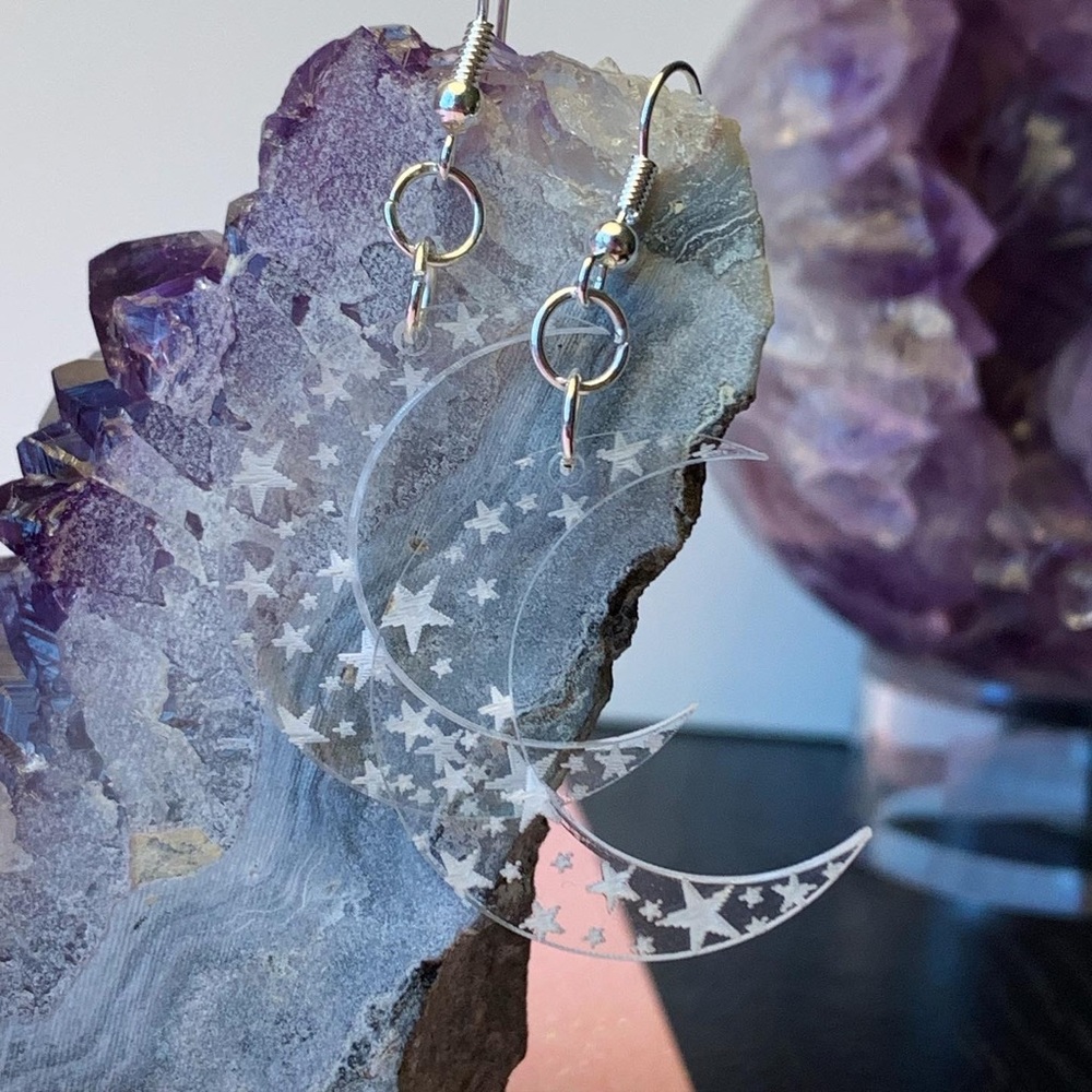Moon earrings